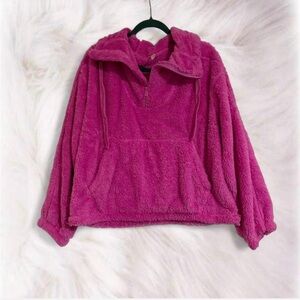 Free People Movement Pink Big Sky Pullover